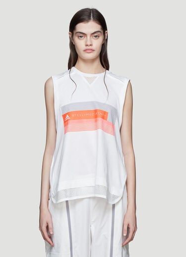 Logo Tank Top Adidas by Stella McCartney Logo Tank Top White asm0236018