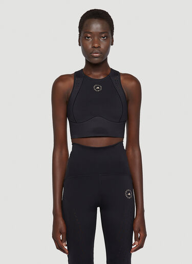 adidas by Stella McCartney Truepur Crop Top Black asm0242001