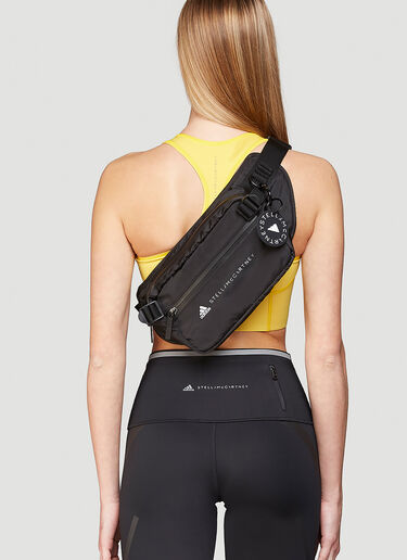 Logo Charm Belt Bag adidas by Stella McCartney Logo Charm Belt Bag Black asm0246004