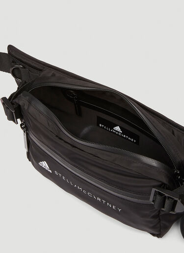 Logo Charm Belt Bag adidas by Stella McCartney Logo Charm Belt Bag Black asm0246004