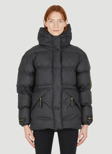 로고 프린트 퍼퍼 재킷 adidas by Stella McCartney 로고 프린트 퍼퍼 재킷 블랙 asm0250009