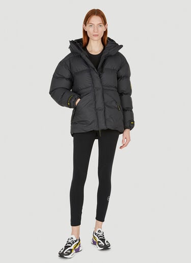로고 프린트 퍼퍼 재킷 adidas by Stella McCartney 로고 프린트 퍼퍼 재킷 블랙 asm0250009