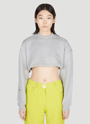 短款运动衫 adidas by Stella McCartney 短款运动衫 灰色 asm0251016
