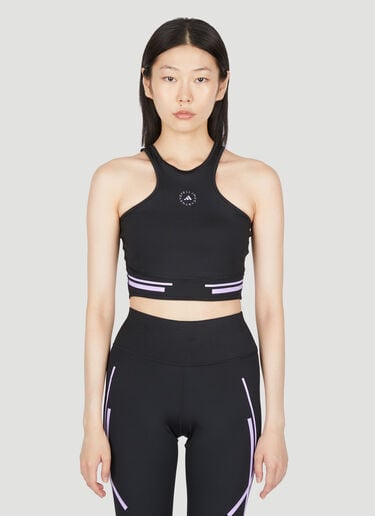 트루페이스 크롭 탑 adidas by Stella McCartney 트루페이스 크롭 탑 블랙 asm0254015