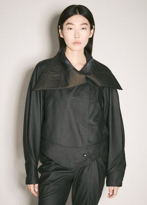 ECCO.Kollektive x Kiko Kostadinov Leather Eero Jacket Black atk0258004