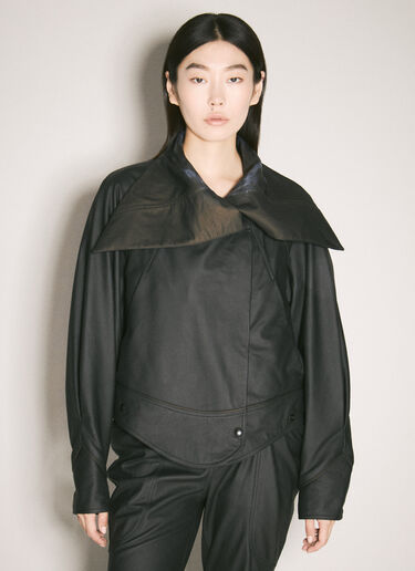 ECCO.Kollektive x Kiko Kostadinov Leather Eero Jacket Black atk0258004