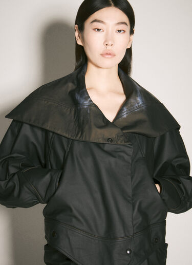 ECCO.Kollektive x Kiko Kostadinov Leather Eero Jacket Black atk0258004