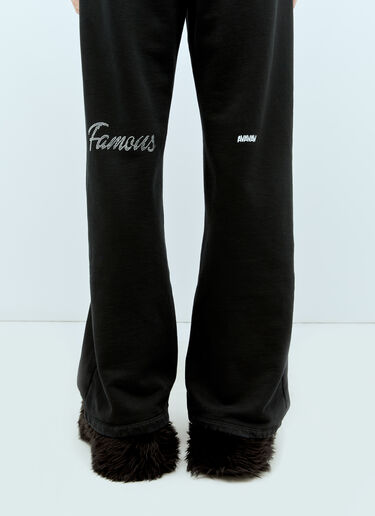 AVAVAV Crystal Embellished Track Pants Black ava0254005
