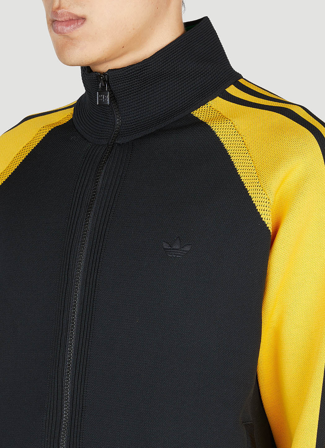 adidas by Wales Bonner Men's' Knit Track Jacket in Black