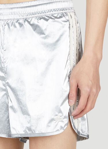 Metallic Track Shorts adidas by Wales Bonner Metallic Track Shorts Silver awb0352005