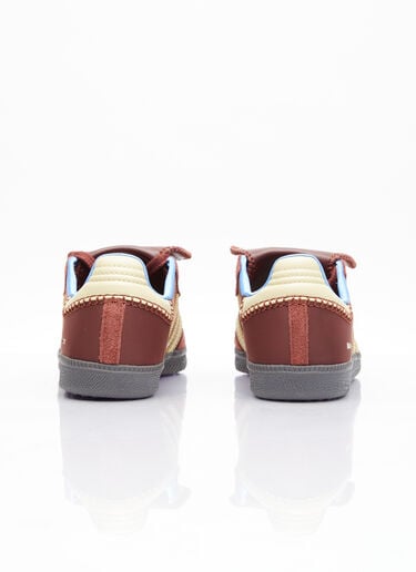 Samba Sneakers adidas by Wales Bonner Samba Sneakers Burgundy awb0354014