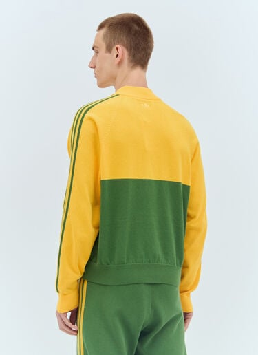 Knit Zip-Up Track Jacket adidas by Wales Bonner Knit Zip-Up Track Jacket Green awb0357001