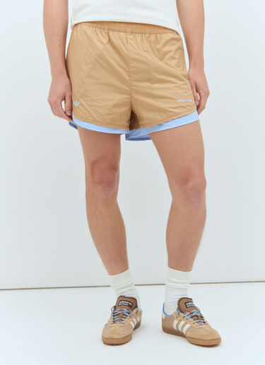 adidas by Wales Bonner Nylon Double-Layered Shorts Beige awb0357003