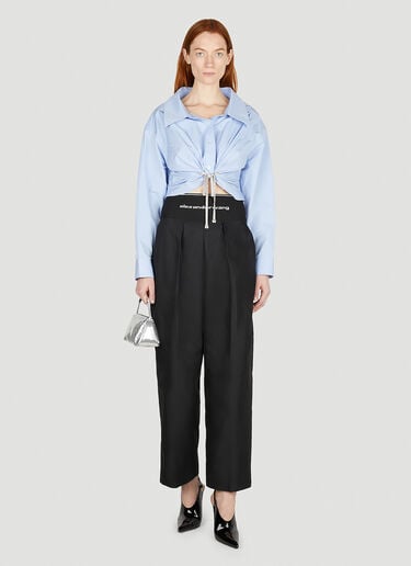 水晶领带衬衫 Alexander Wang 水晶领带衬衫 蓝色 awg0251004