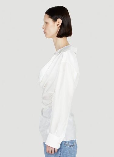카울넥 티셔츠 Alexander Wang 카울넥 티셔츠 화이트 awg0252007