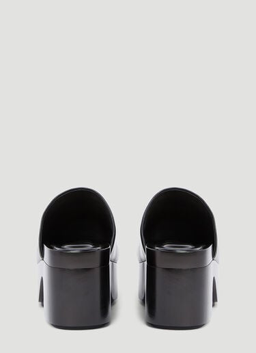 Alexander Wang Zoe 皮革屐鞋 黑色 awg0253031