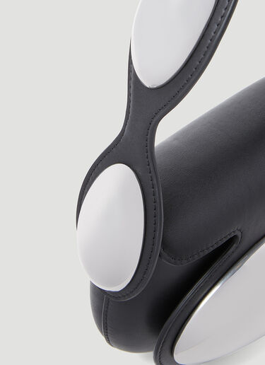 Alexander Wang 돔 가죽 미니 핸드백 블랙 awg0253046