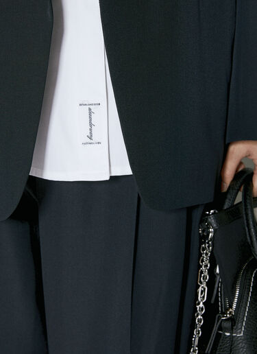 Alexander Wang 콤보 칼라 블레이저 블랙 awg0253059