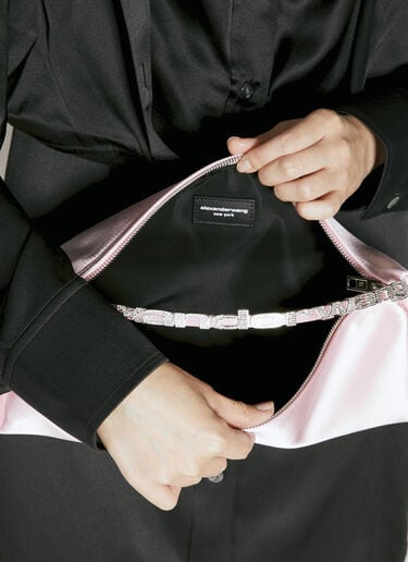 Marques Large Satin Handbag Alexander Wang Marques Large Satin Handbag Pink awg0254025