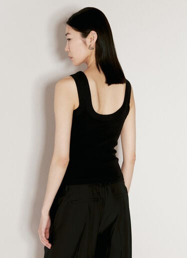 压花徽标背心 Alexander Wang 压花徽标背心 黑色 awg0256009