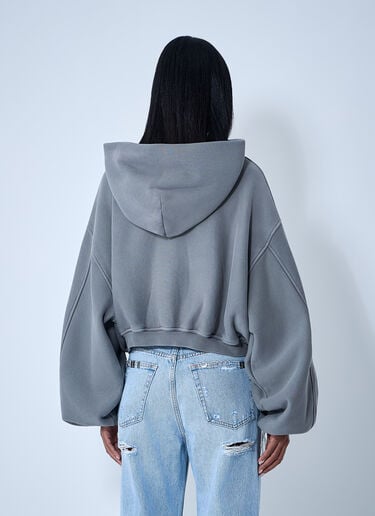 短款拉链运动衫 Alexander Wang 短款拉链运动衫 米色 awg0261001