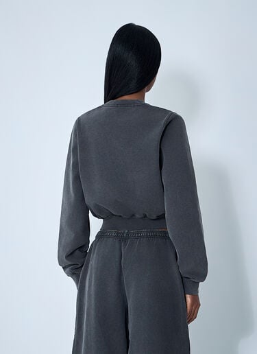 徽标图案开衫 Alexander Wang 徽标图案开衫 黑色 awg0261002