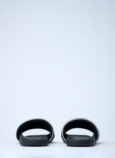 Logo Motif Slides Alexander Wang Logo Motif Slides Black awg0261024