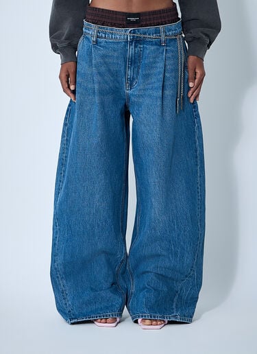 Exposed Boxer Jeans Alexander Wang Exposed Boxer Jeans Denim awg0261034
