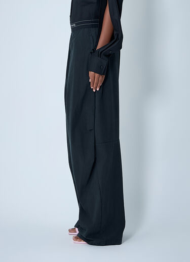Alexander Wang Logo Motif Elasticated Pants Black awg0262005