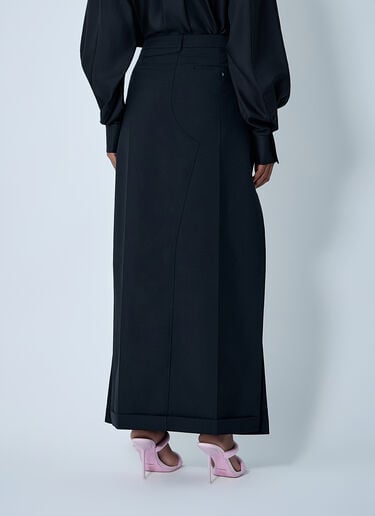 Tailored Wool-Mohair Maxi Skirt Alexander Wang Tailored Wool-Mohair Maxi Skirt Black awg0262008