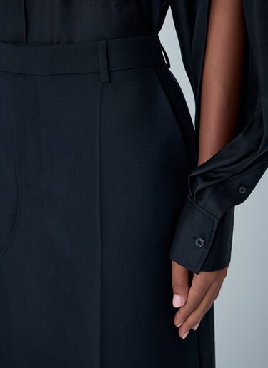 Tailored Wool-Mohair Maxi Skirt Alexander Wang Tailored Wool-Mohair Maxi Skirt Black awg0262008