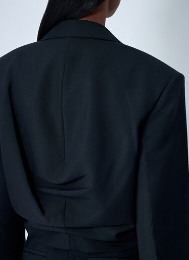 Alexander Wang Cropped Blazer Black awg0262009