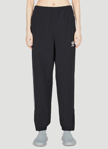 Balenciaga x adidas 스트라이프 트랙 팬츠 블랙 axb0251002