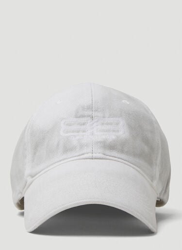 BB 파리스 베이스볼 캡 Balenciaga BB 파리스 베이스볼 캡 White bal0149071