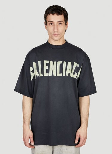 Tape T-Shirt Balenciaga Tape T-Shirt Black bal0152049