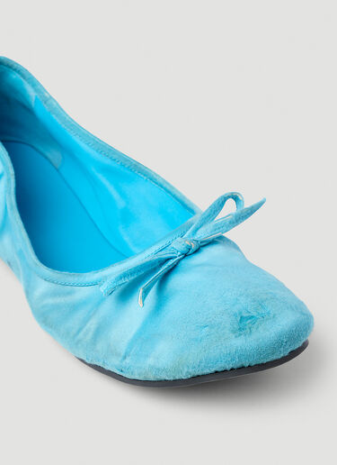 Leopold Ballerina Shoes Balenciaga Leopold Ballerina Shoes Light Blue bal0152067
