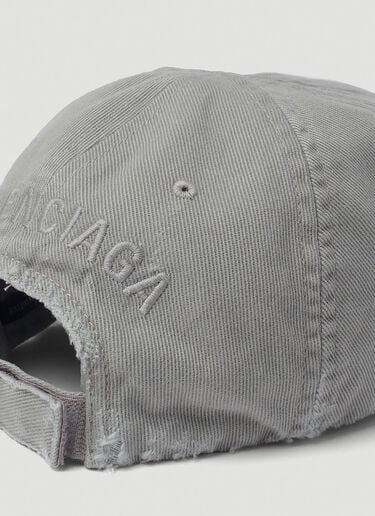 도그 바이트 베이스볼 캡 Balenciaga 도그 바이트 베이스볼 캡 그레이 bal0152077