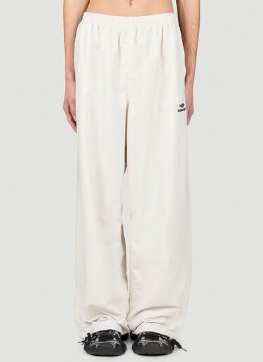 运动徽标运动裤 Balenciaga 运动徽标运动裤 白色 bal0153008