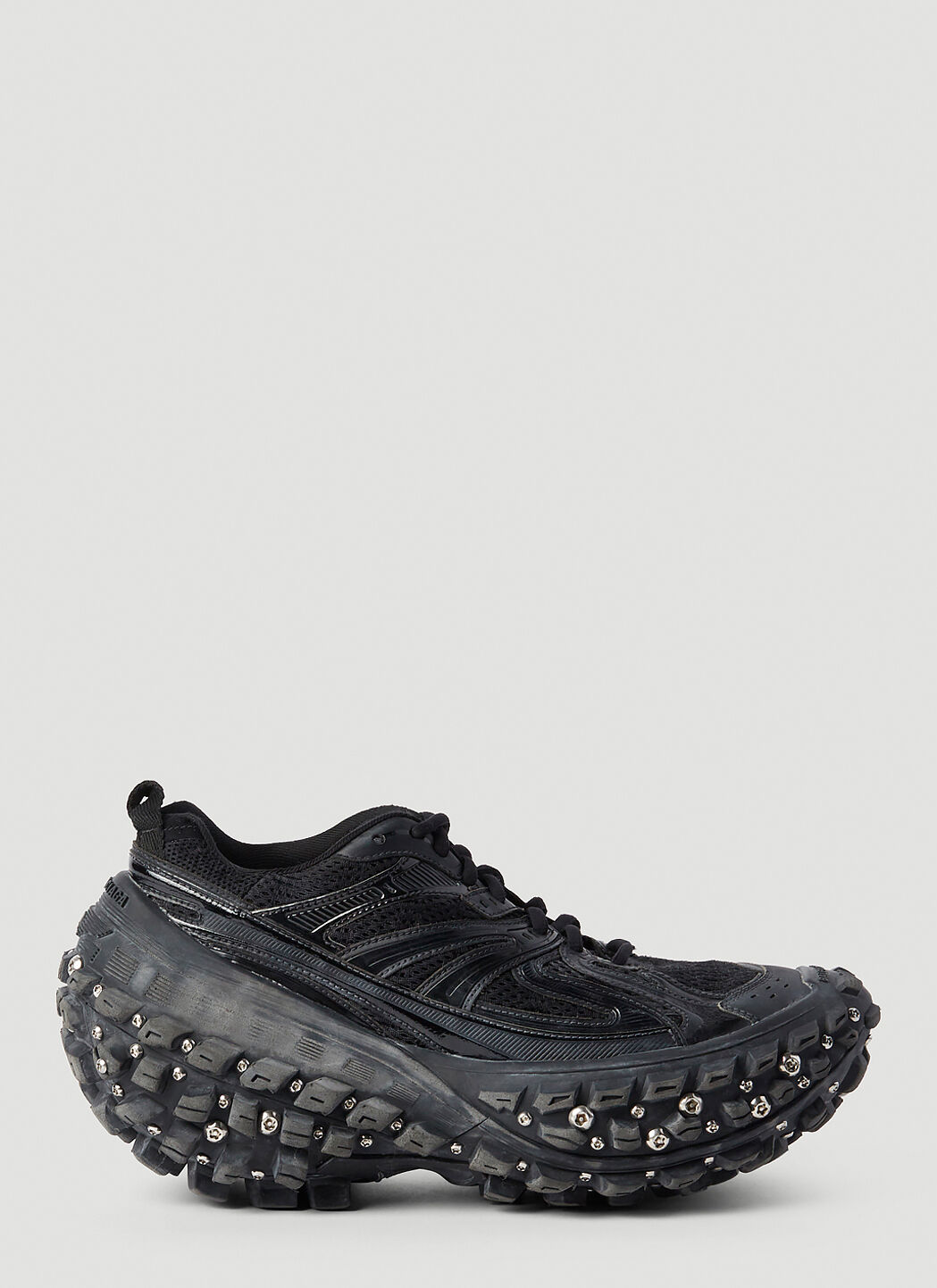 【BALENCIAGA】Bouncer mesh sneakers Black Balenciaga Men's Bouncer Tonal Mesh-Rubber Sneakers | Neiman