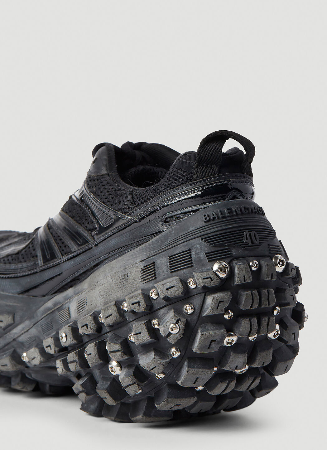 【BALENCIAGA】Bouncer Stud Sneakers Black Balenciaga Men's' Bouncer Stud Sneakers in Black | LN-CC®