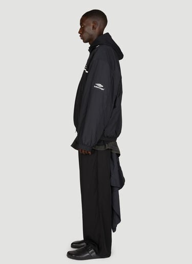 3B 스포츠 아이콘 레이어 마감 트랙수트 재킷 Balenciaga 3B 스포츠 아이콘 레이어 마감 트랙수트 재킷 블랙 bal0155006