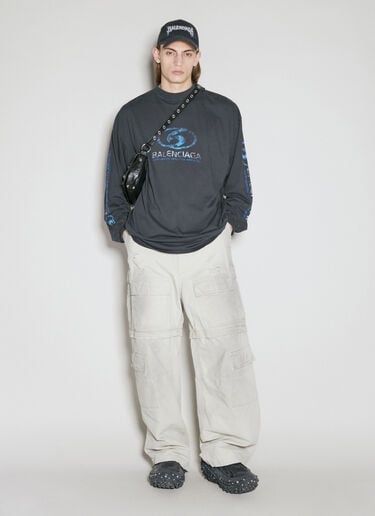 大号工装裤 Balenciaga 大号工装裤 米色 bal0155022
