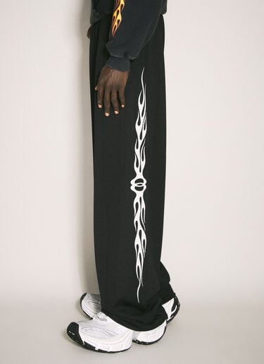 Burning Unity Baggy Trackpants Balenciaga Burning Unity Baggy Trackpants Black bal0157002
