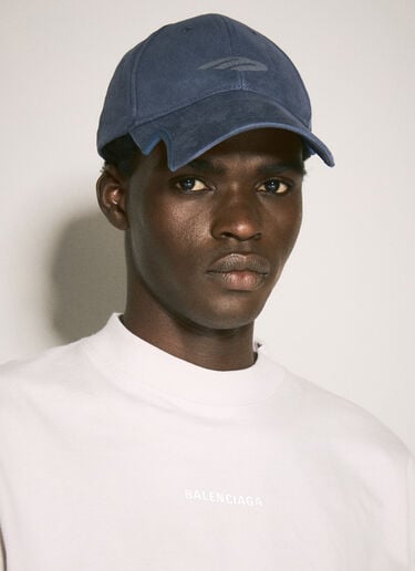 3B Stencil 棒球帽 Balenciaga 3B Stencil 棒球帽 蓝 bal0157042