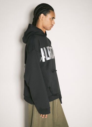 테이프 후드티셔츠 Balenciaga 테이프 후드티셔츠 블랙 bal0158010