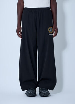 Balenciaga Logo Motif Track Pants Black bal0161004