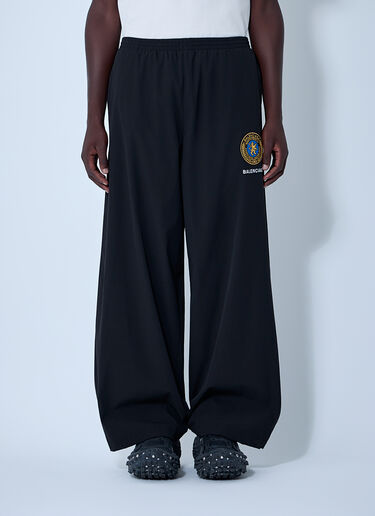Balenciaga Logo Motif Track Pants Black bal0161004