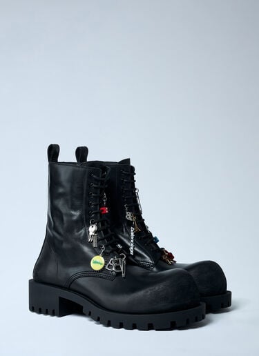 Hummer Lace-Up Boots Balenciaga Hummer Lace-Up Boots Black bal0161022
