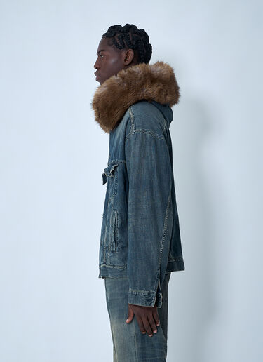 Boxy Denim Jacket Balenciaga Boxy Denim Jacket Navy bal0162001