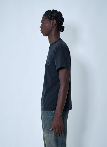 Text Motif T-Shirt Balenciaga Text Motif T-Shirt Black bal0162005